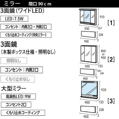 洗面化粧台 リジャスト タカラスタンダード [rejust90g1fplan] 間口